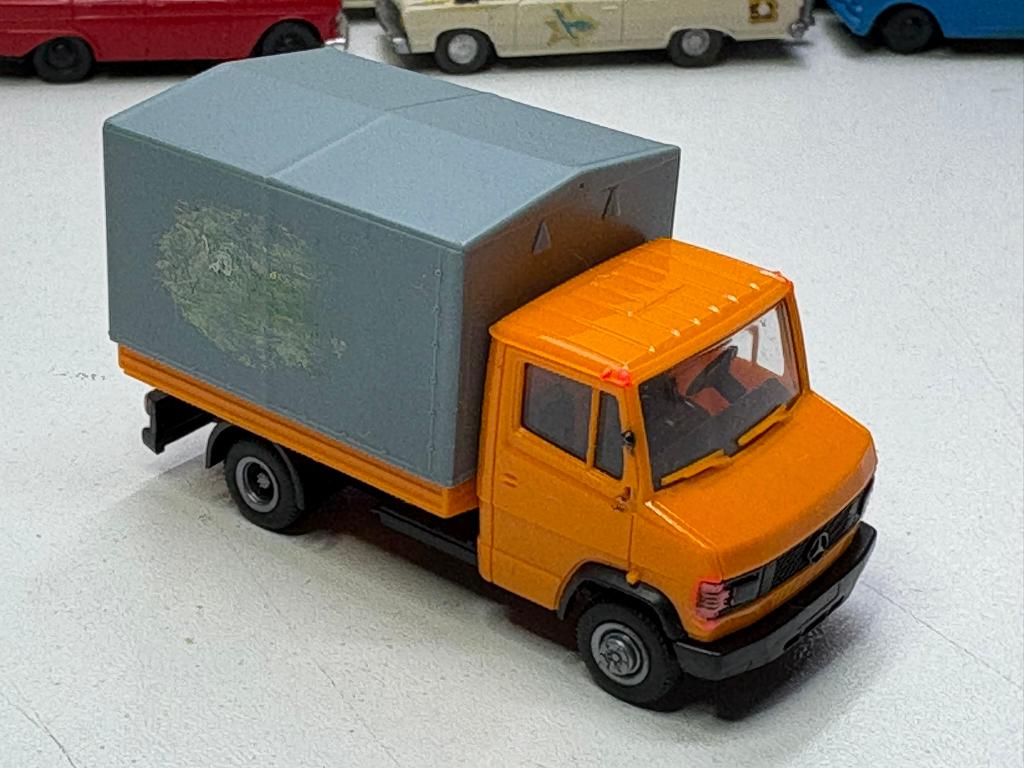 Herpa Mercedes transport bus IMG6651/2/3/4/5, Ophalen of Verzenden, Gebruikt, Bus of Vrachtwagen, Herpa