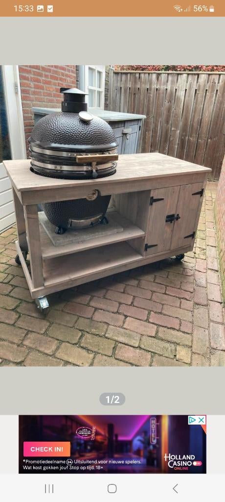 bbq meubel,kamado,egg,buitenkeuken,urban,bastard,grill guru, Ophalen of Verzenden, Nieuw