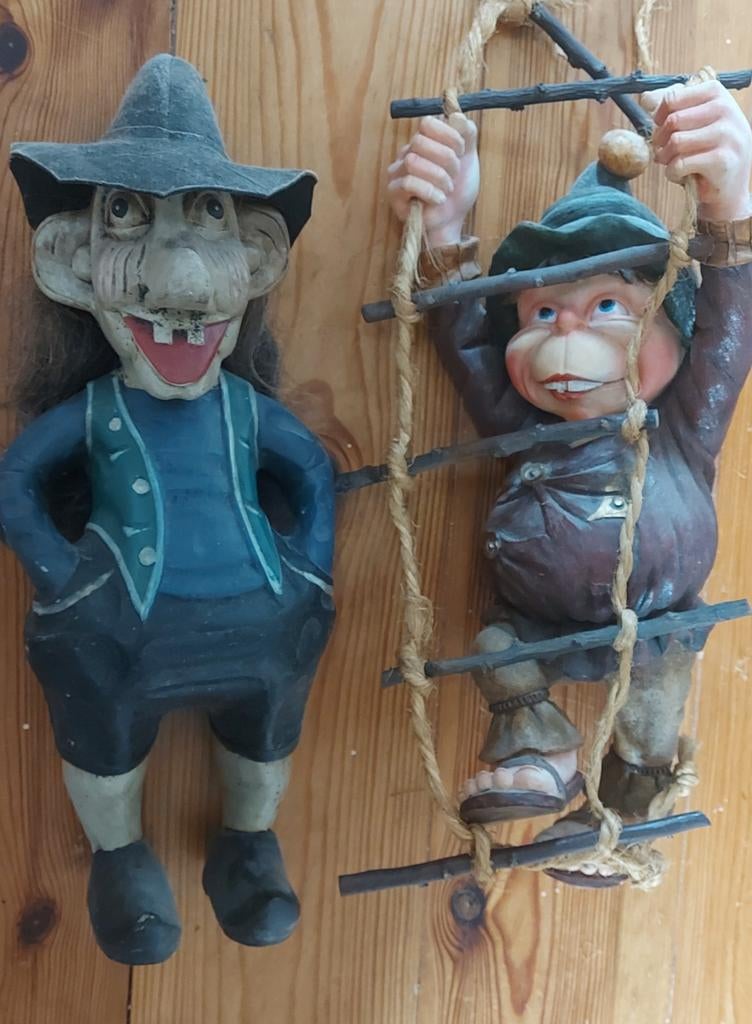2 gezellige bosbewoners, Verzamelen, Efteling, Ophalen, Button of Speldje