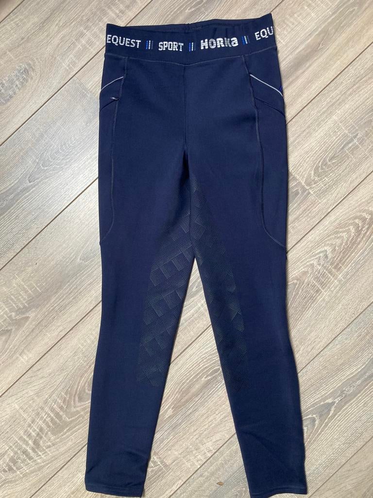 Rijlegging Horka blauw 40 paardrijbroek, Dieren en Toebehoren, Paardrijkleding, Gebruikt, Overige soorten, Dames, Onderkleding