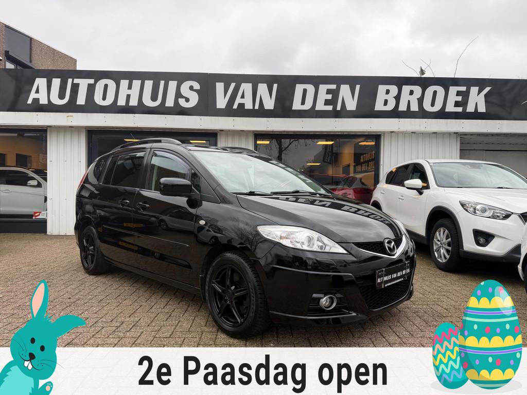 Mazda 5 2.0 TS 146Pk|7Pers|Invalide Voertuig|Handgas&Rem|Cru, Gebruikt, Zwart, 7 stoelen, Zwart
