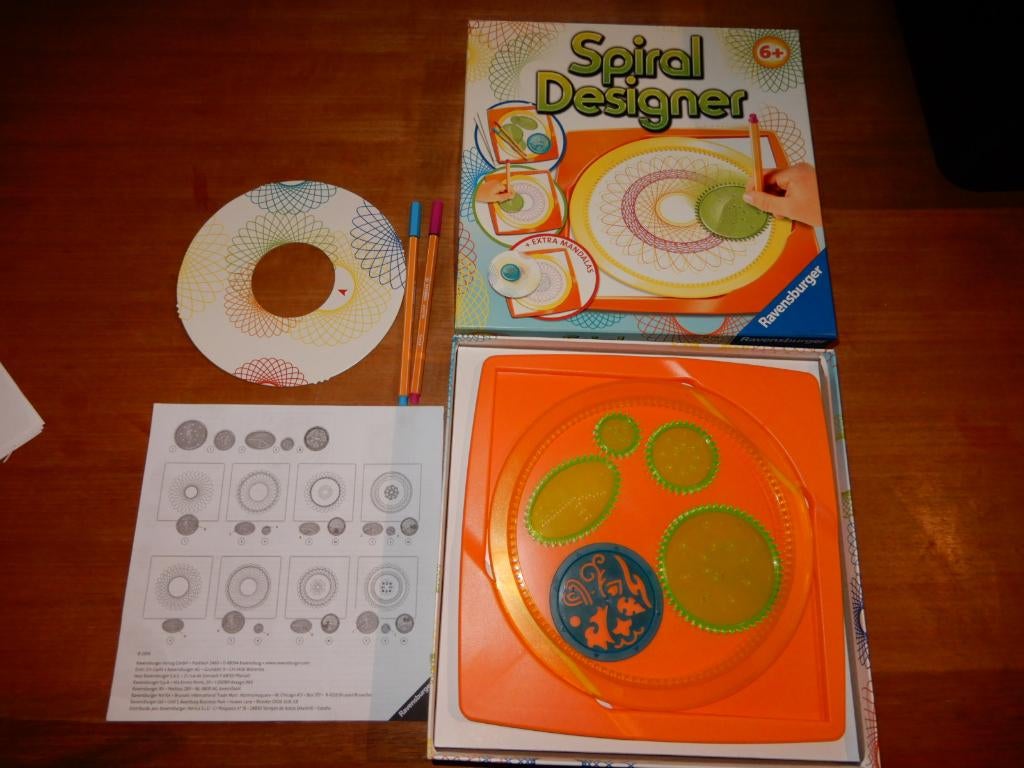 Ravensburger spiral designer / spirograph / mandala maker, Verzenden, Gebruikt, Puzzelen