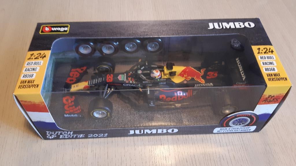Max Verstappen Jumbo auto 2021 RB16B, Ophalen of Verzenden, Nieuw, Auto, Bburago