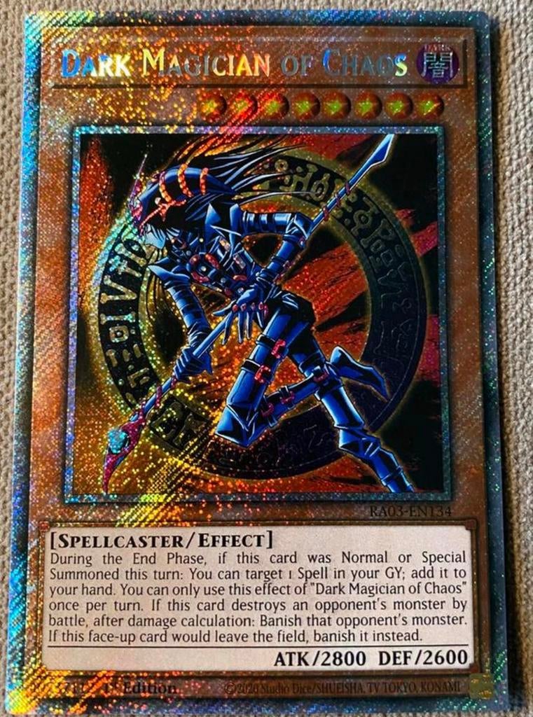 Yu-Gi-Oh! Dark Magician of Chaos RA03 1st Edition !, Hobby en Vrije tijd, Verzamelkaartspellen | Yu-gi-Oh!, Ophalen of Verzenden