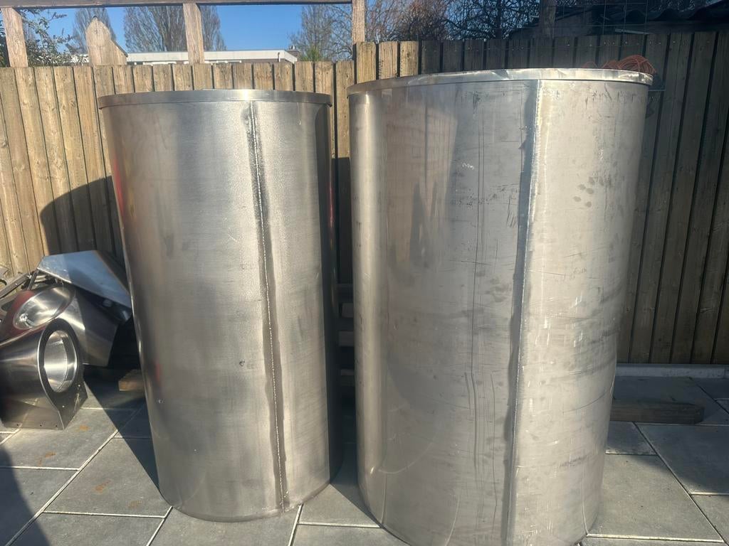 Rvs watertanks, Afvoer, Ophalen of Verzenden, Zo goed als nieuw, Rvs