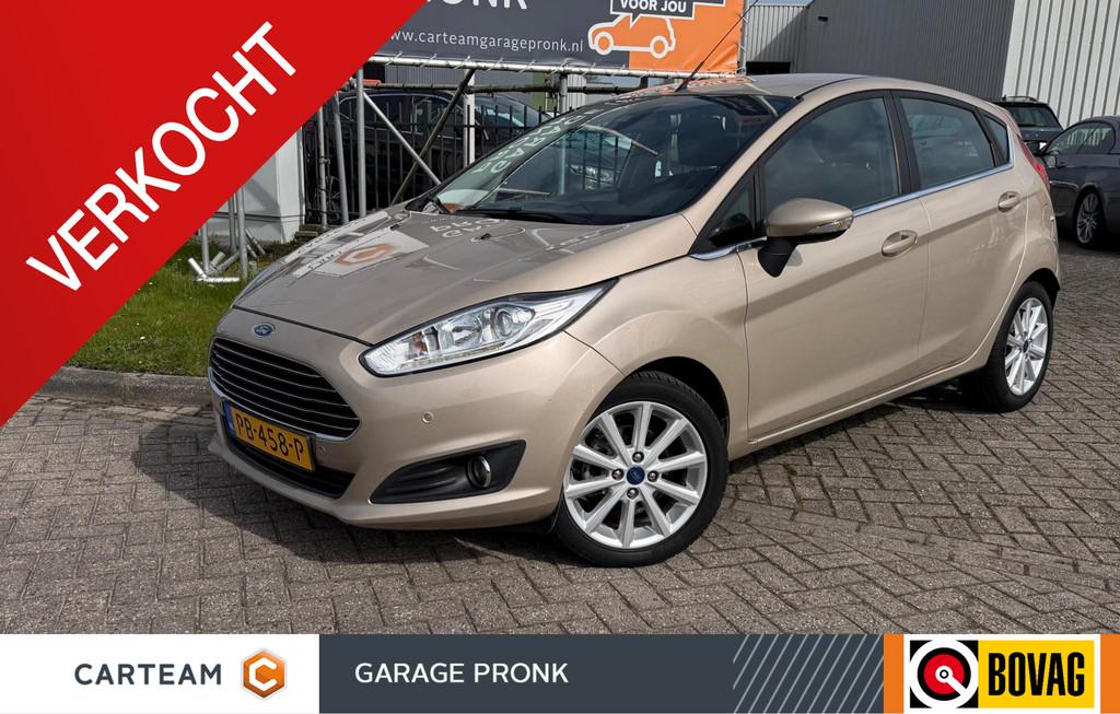 Ford Fiesta verkocht 1.0 EcoBoost Titanium NAVI/BLEUTOOHT/CL, Euro 6, Bruin, 23 km/l, Origineel Nederlands