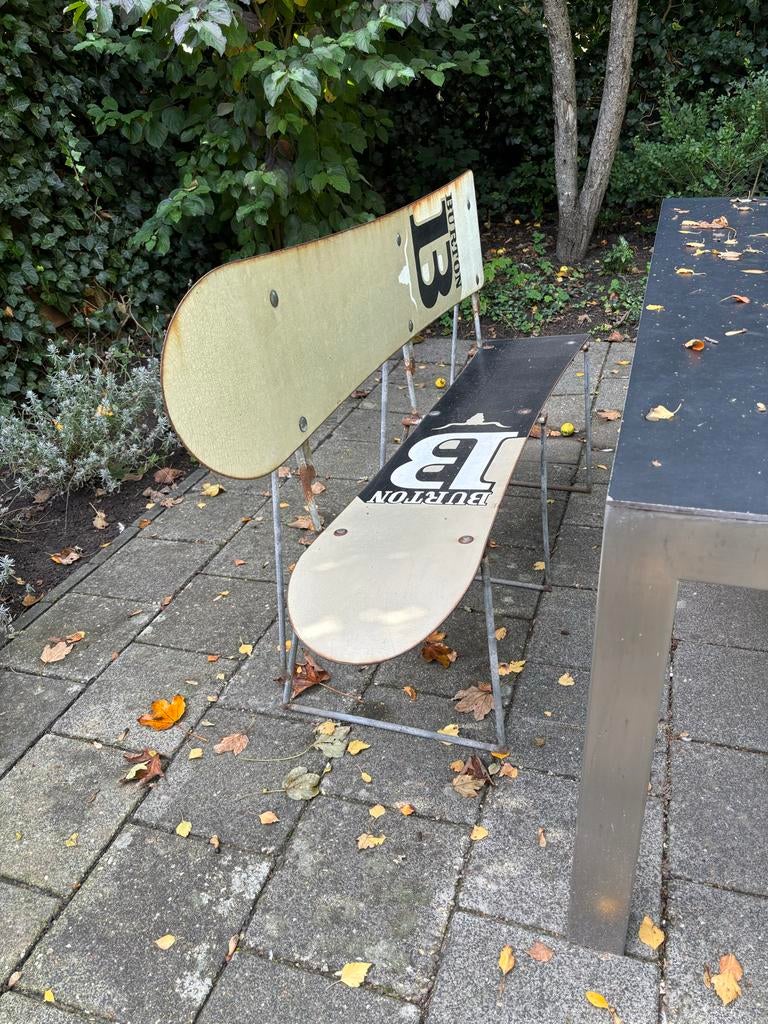 Unieke Burton Snowboard Bank - Buitenbank, Ophalen, Gebruikt, Twee, Overige kleuren