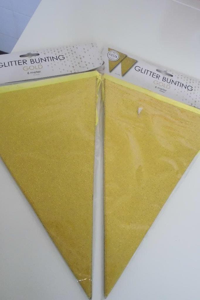 slingers goudkleurig, Ophalen of Verzenden, Nieuw, Versiering, Overige