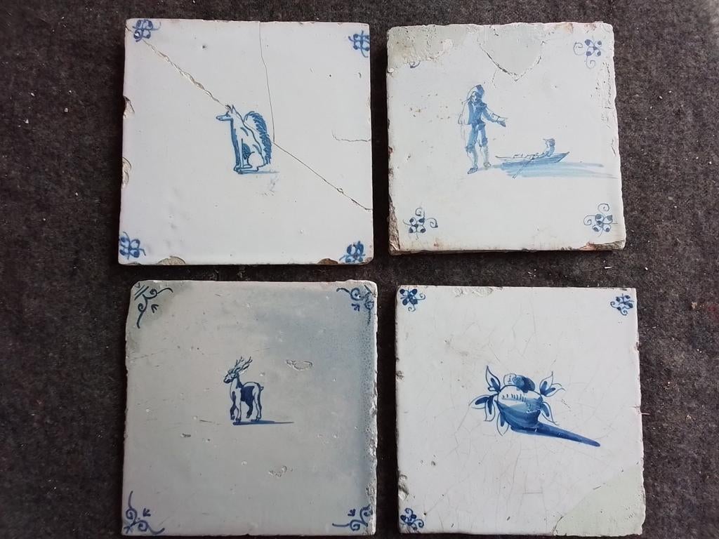 Antieke tegeltjes, Antiek en Kunst, Ophalen