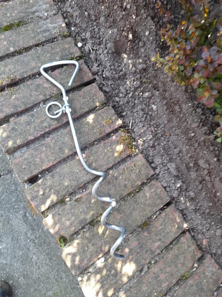 aanbind haak voor honden 2stuks, Dieren en Toebehoren, Ophalen of Verzenden, Zo goed als nieuw