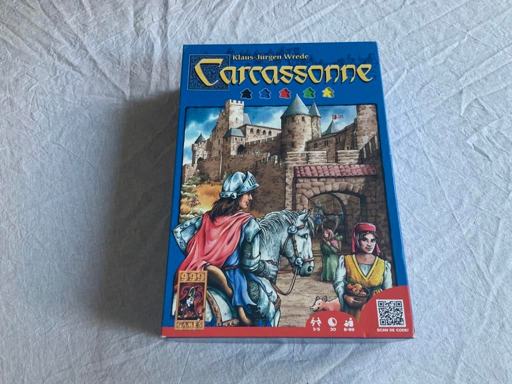 Carcassonne, Een of twee spelers, Ophalen of Verzenden, Gebruikt, 999 Games