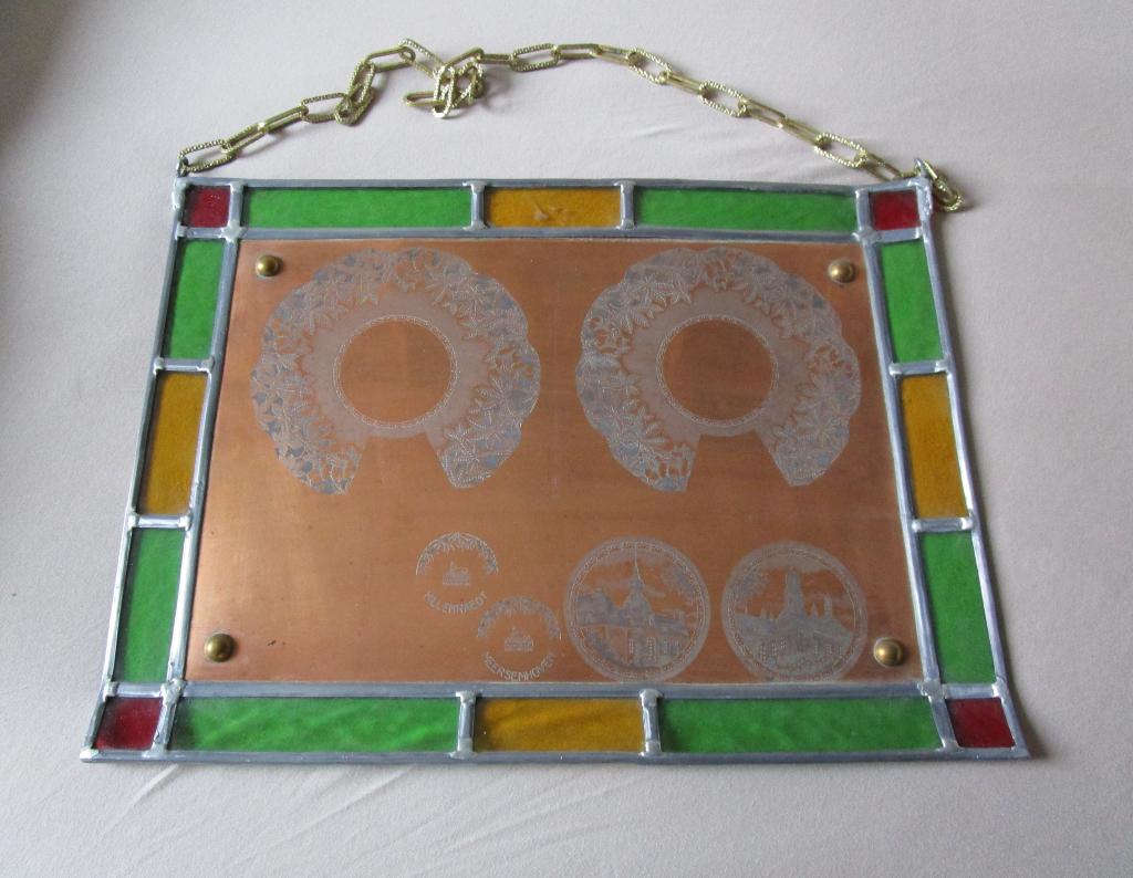 Koperen ets/gravure plaat Petrus Regout Maastricht, Antiek en Kunst, Kunst | Etsen en Gravures, Ophalen, Ets, Met tekst