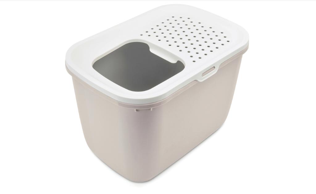 Kattenbak "Hop-in" opening aan de bovenkant, Dieren en Toebehoren, Ophalen, Zo goed als nieuw, Open