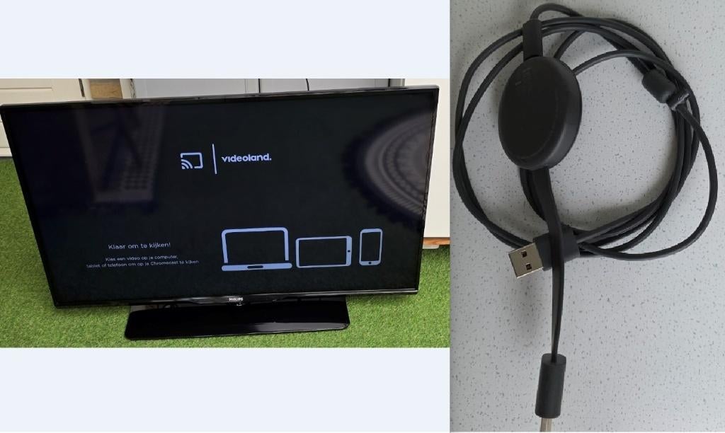 Google Chromecast TV streamer met Wi-Fi, Ophalen, HDMI