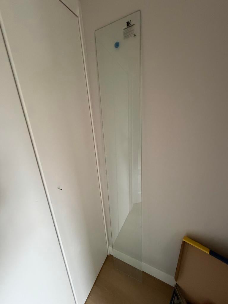 Nieuwe Deel Glazen Douchewand Easy Clean Van Rijn 200x28,7cm, Ophalen, Nieuw