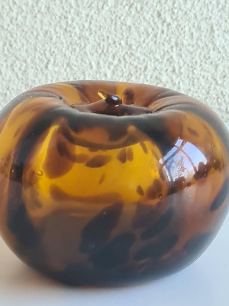 Sybren Valkema tutle glazen deco pompoen, Antiek en Kunst, Antiek | Glas en Kristal, Ophalen of Verzenden