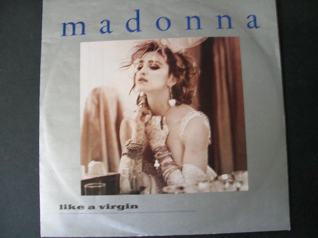 MADONNA met Like a Virgin 7 inch uit 1984 in goede staat , Cd's en Dvd's, Vinyl Singles, Verzenden, 7 inch, Single, Zo goed als nieuw