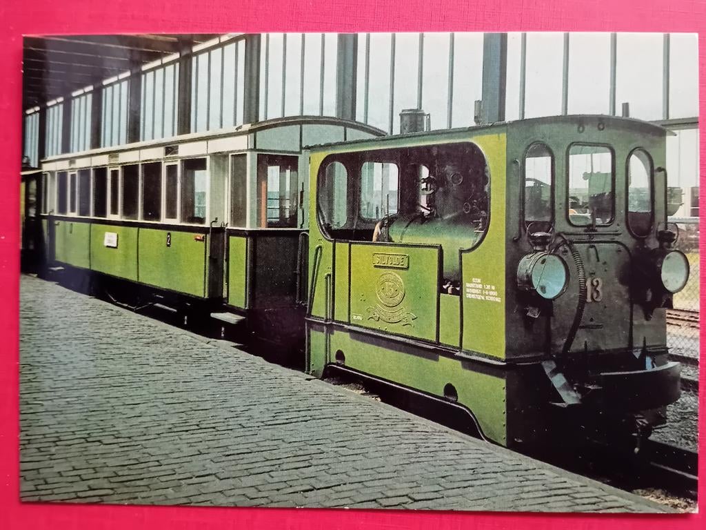 Ansichtkaart Stoomlocomotief GSTM 13 Silvolde, Ophalen of Verzenden, Trein, Kaart of Prent