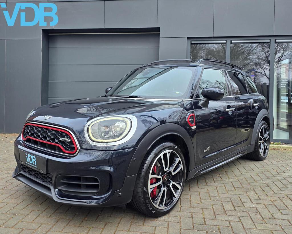 Mini Countryman 2.0 John Cooper Works ALL4 PANO SFEER H&K, Auto's, Automaat, 1998 cc, Blauw, Bedrijf
