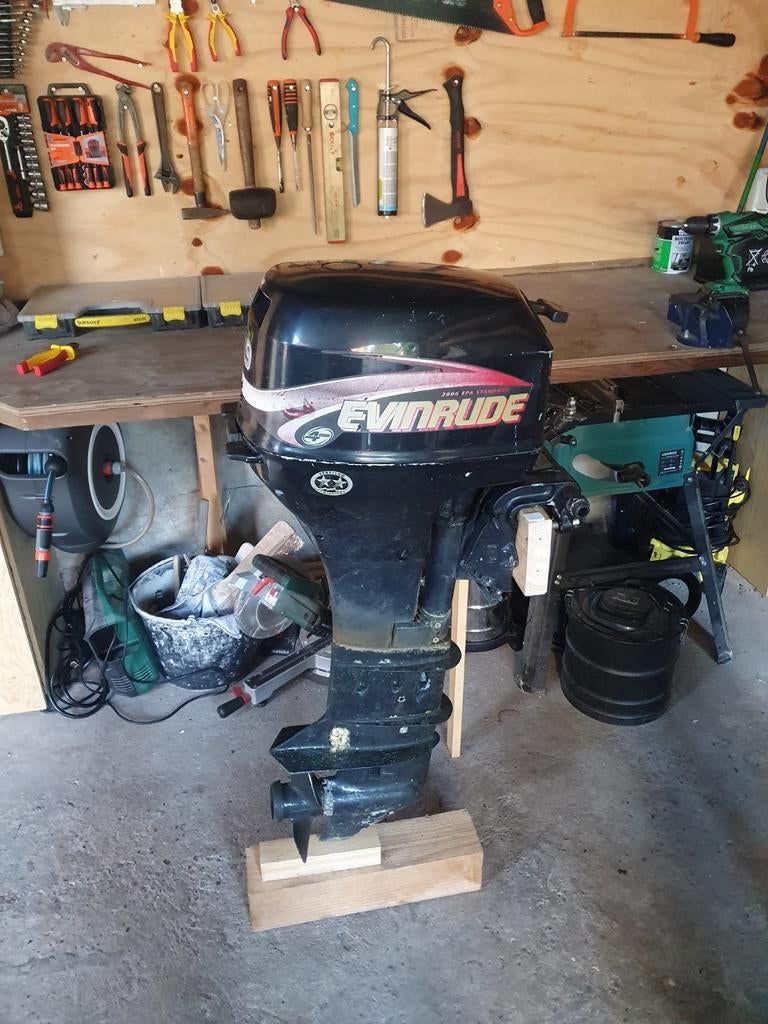 Buitenboord motor evinrude 9.9, Ophalen, Motor en Techniek, Motorboot