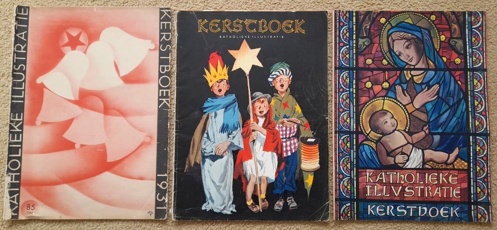 Katholieke illustratie Kerstboeken 1931  1954  1955, Boeken, Tijdschriften en Kranten, Ophalen, Zo goed als nieuw, Overige typen