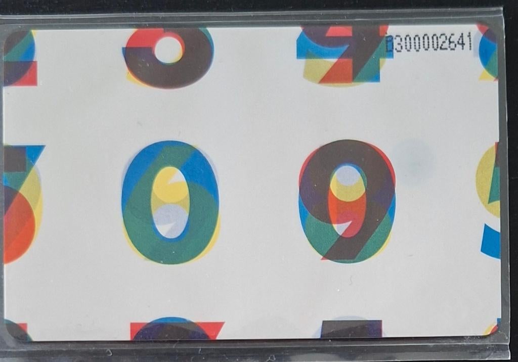 Telefoonkaart Standaard cijfers 1 G ongebruikt, Verzamelen, Telefoonkaarten, Ophalen of Verzenden, Nederland