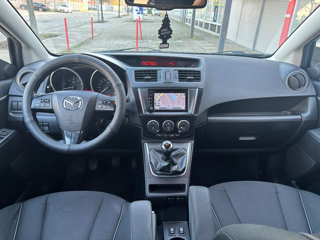 Mazda 5 2.0 Silver Edition|Airco|7 persoons|Nap|navi|nw apk, Voorwielaandrijving, Euro 5, Stof, Gebruikt