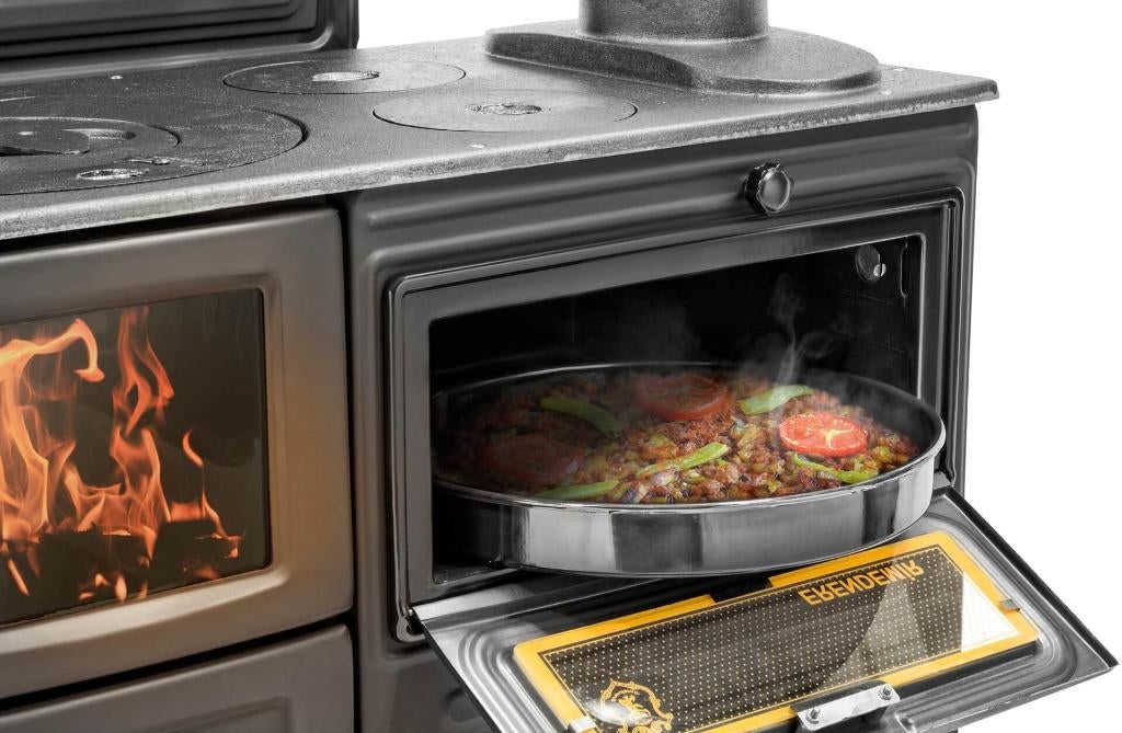 Magazijndeal Houtkachel €275 Laatste Stuks (kuzine), Ophalen, Vrijstaand, Hout, Nieuw