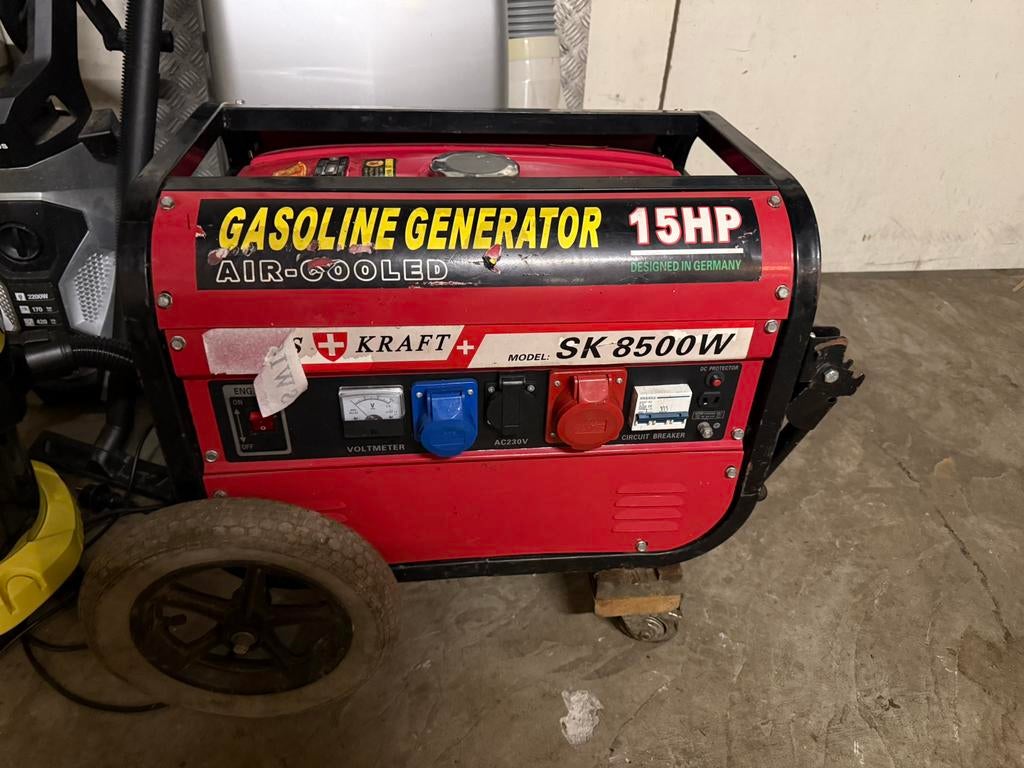 Sterke en betrouwbare benzine generator, Ophalen of Verzenden, Zo goed als nieuw