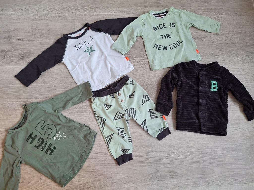 Set babykleding jongen, maat 62, Ophalen of Verzenden, Zo goed als nieuw, Setje, Bess