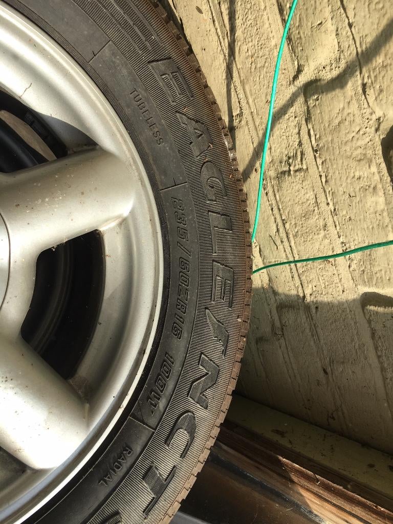 4 sportwielen CW 235/60 RZ 16 in goede staat., Ophalen, Gebruikt