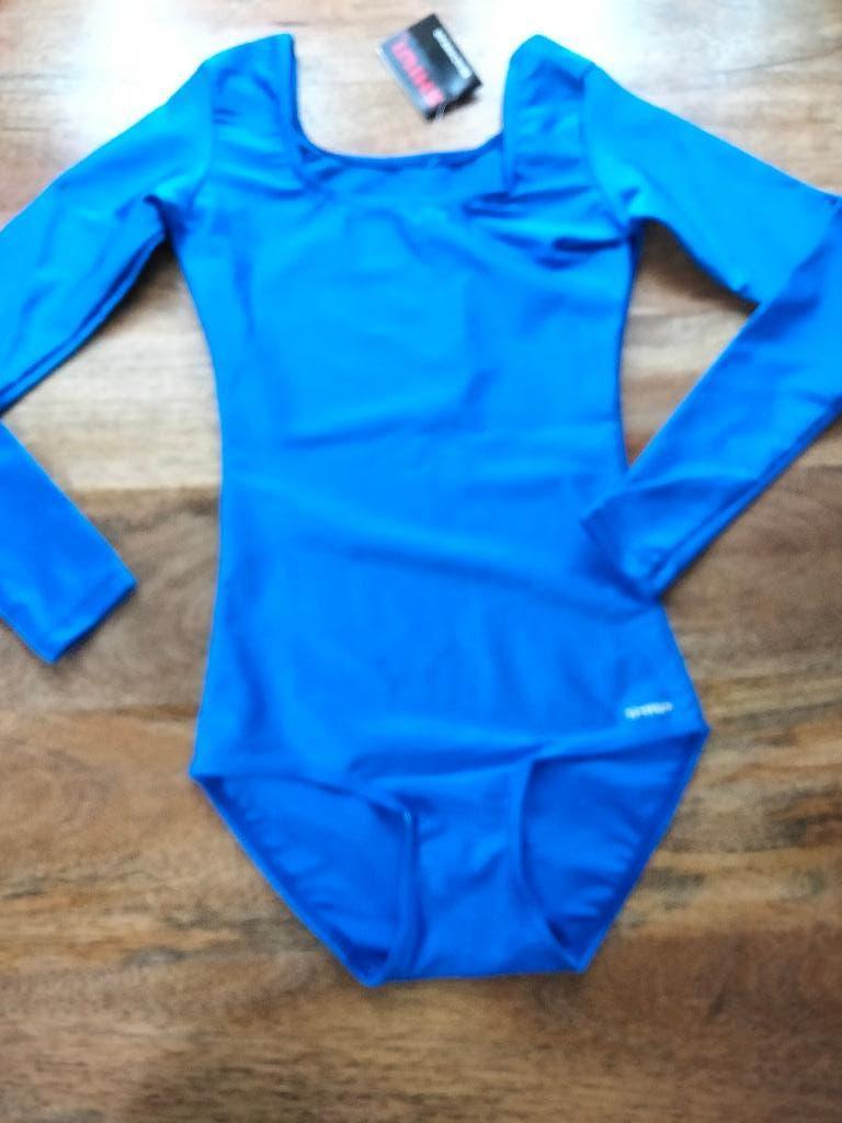 Shiwi balletpakje/gympakje blauw maat 104 en 140, Sport en Fitness, Turnen, Kindermaat 122 t/m 140, Ophalen of Verzenden, Turnpak(je)