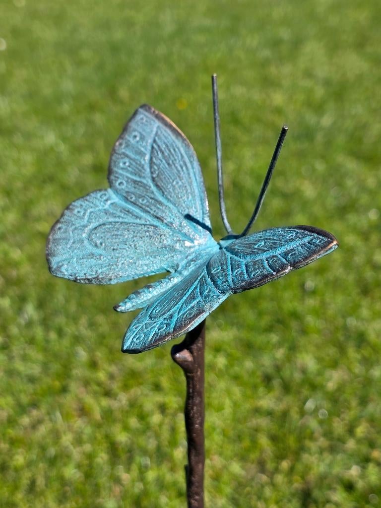 LIBELLE / VLINDER/ TUINSTEKERS / BRONS, Tuin en Terras, Huis en tuin decoratie Marie, Nieuw, Info@huisentuindecoratiemarie.nl