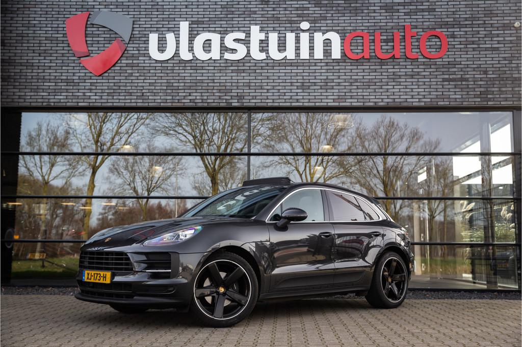 Porsche Macan 2.0 , Panoramadak, Memory, NAP, Luchtvering,, Gebruikt, Bedrijf, SUV of Terreinwagen, Zilver of Grijs