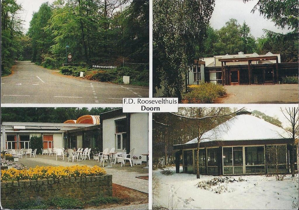 D52 Gelopen Ansichtkaart Doorn F D Roosevelthuis, Ophalen of Verzenden, 1980 tot heden, Gelopen, Utrecht