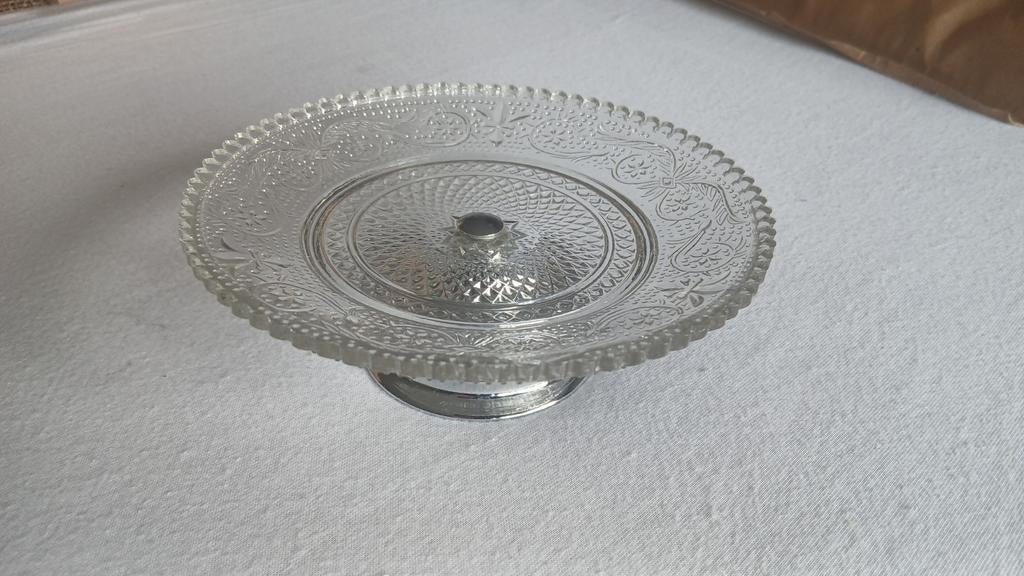 Vintage glazen bonbonschaaltje jaren '60, Antiek en Kunst, Ophalen