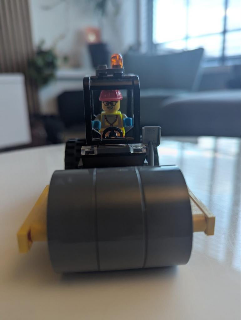 Lego City Wegenwals met Minifiguur, Inclusief minifiguren, City, Lego, Ophalen of Verzenden