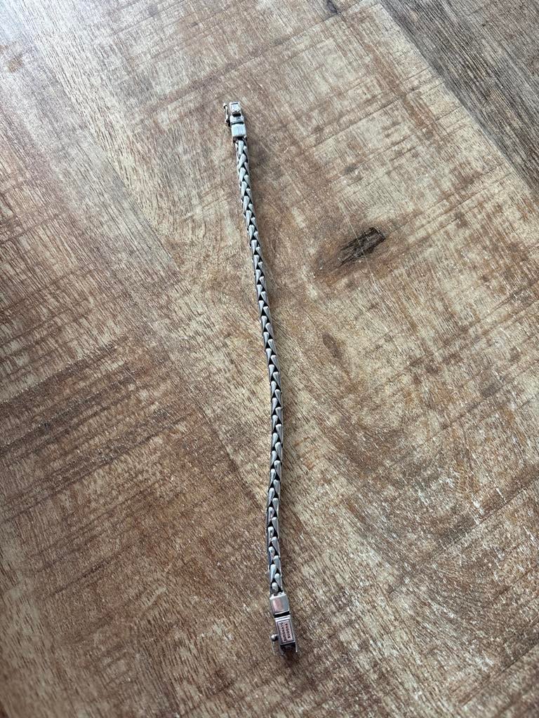 Buddha to Buddha armband “George XS” 925 zilver, Ophalen of Verzenden, Zo goed als nieuw, Zilver