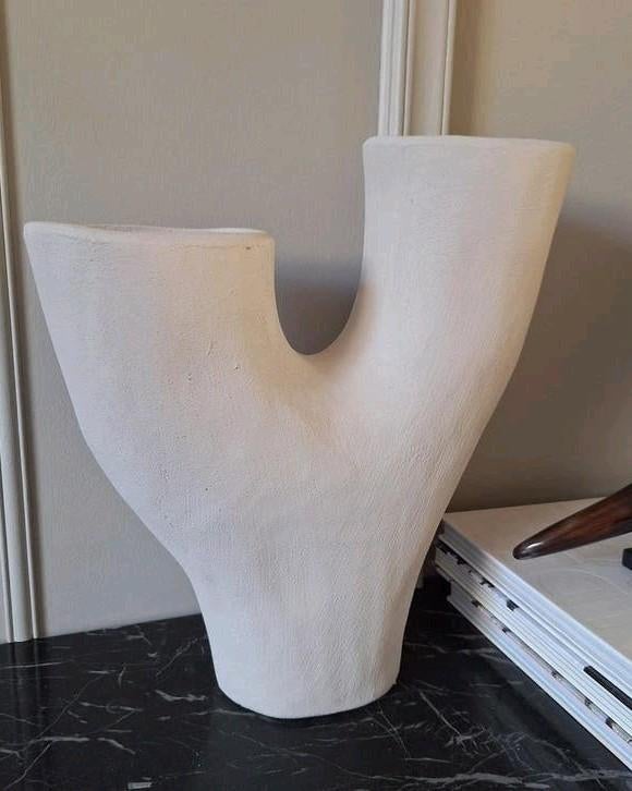 Ruw beige stenen groot ornament japandi stijl, Ophalen, Beige, Nieuw, X