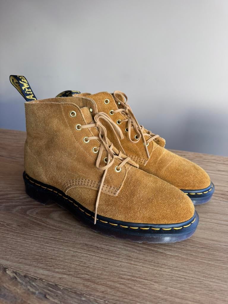 Dr. Martens 101 Suede boots CF Steads yellow desert oasis 42, Ophalen of Verzenden, Zo goed als nieuw, Overige kleuren, Boots