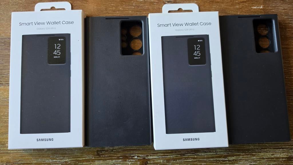 Twee Samsung Smart View Wallet Cases Galaxy S24 Ultra, Ophalen of Verzenden