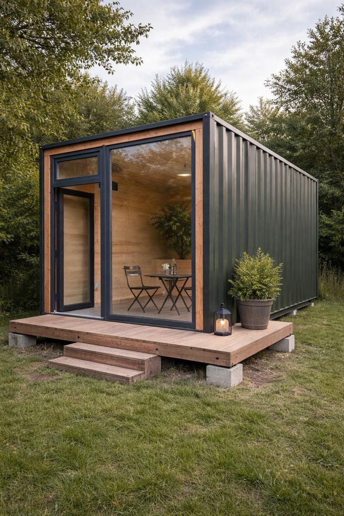 Luxe tuinkantoor, Tuin en Terras, Ophalen, Zo goed als nieuw