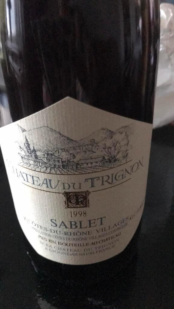 Chateau du trignon 1998, Verzamelen, Ophalen of Verzenden, Zo goed als nieuw, Frankrijk, Rode wijn