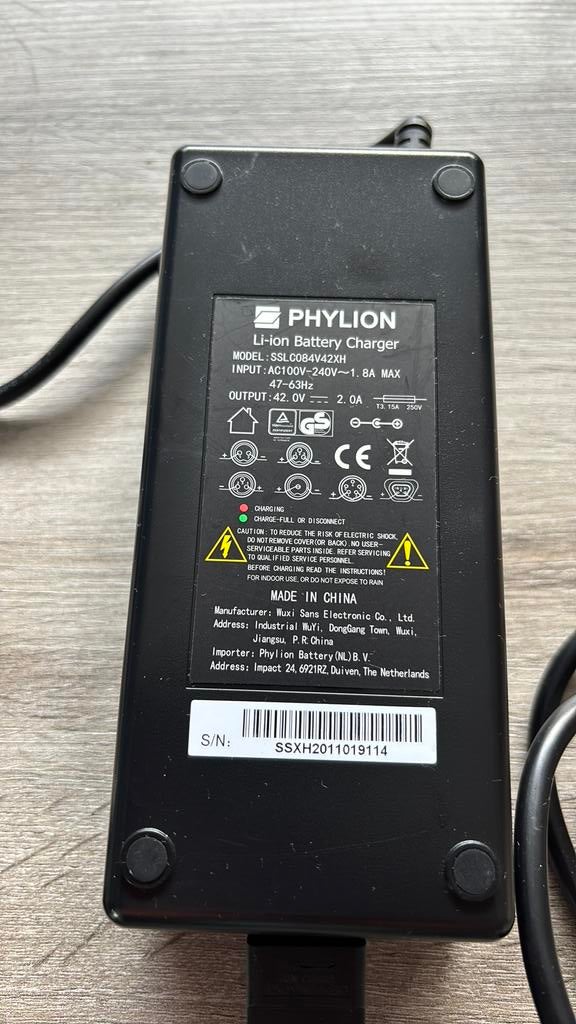 Oplader elektrische fiets 5 polig, Fietsen en Brommers, Elektrische fietsen, Ophalen, Zo goed als nieuw, Overige merken