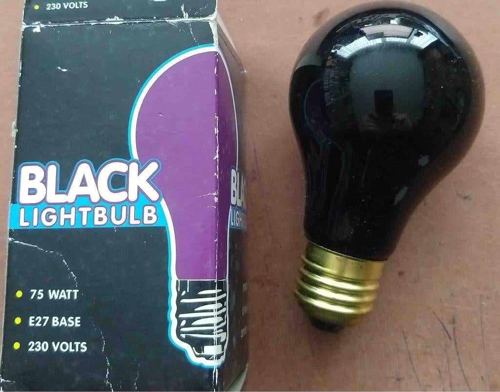 Black Lightbulb Zwarte gloeilamp, Led-lamp, 60 watt of meer, Zo goed als nieuw, E27 (groot)