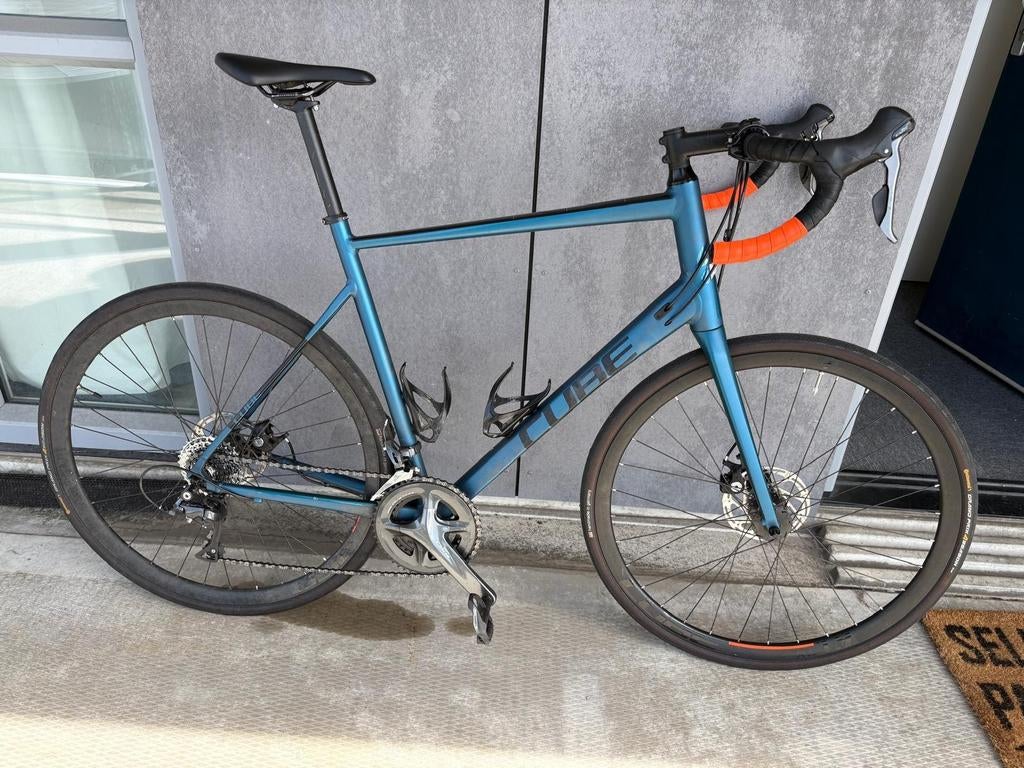 Cube Attain racefiets maat 62 - Goede staat, incl. pedalen, Gebruikt, Aluminium, 15 tot 20 versnellingen, 61 tot 65 cm