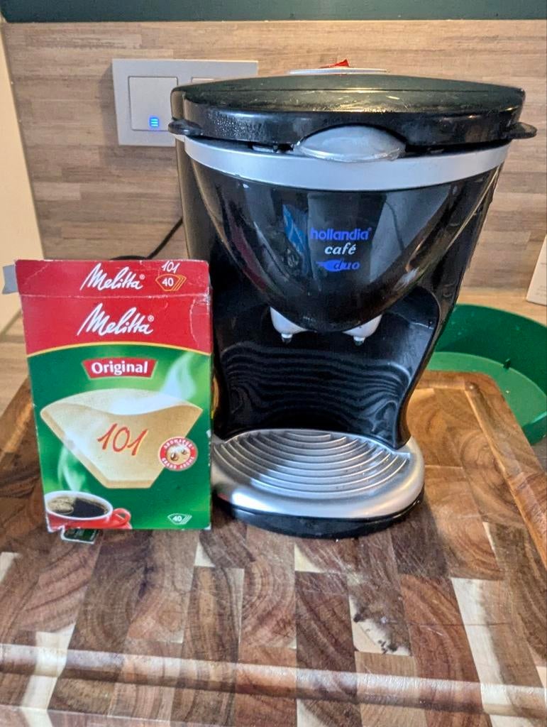 Hollandia Café Duo koffiezetapparaat (compact), Ophalen of Verzenden, Koffiemachine, Gemalen koffie