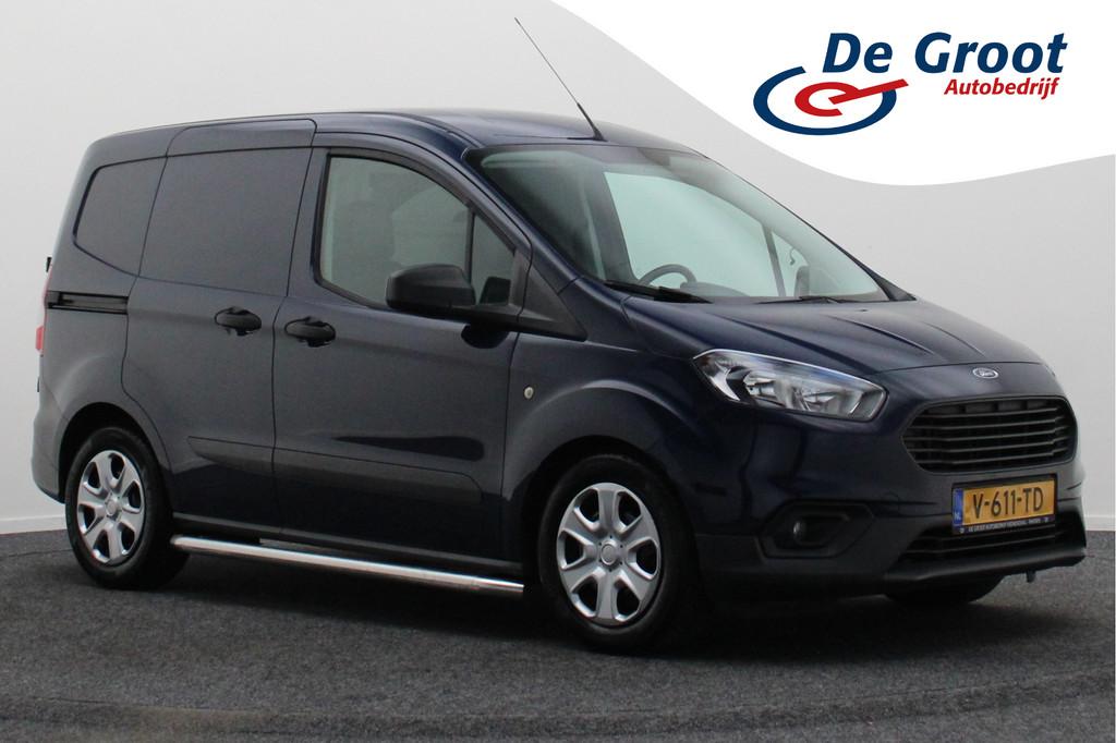 Ford Transit Courier 1.5 TDCI Trend Leer, Airco, Trekhaak, S, Voorwielaandrijving, Gebruikt, 4 cilinders, Blauw