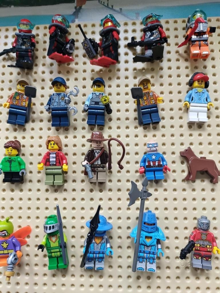 partij lego poppetjes, Kinderen en Baby's, Speelgoed | Duplo en Lego, Ophalen of Verzenden, Gebruikt, Minifiguur, Lego