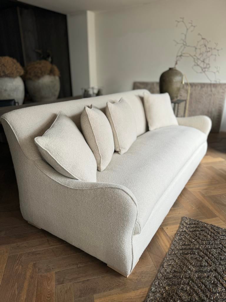 Gommaire Bernard 3-zitsbank beige wol € 2.900, Ophalen, Nieuw, Stof